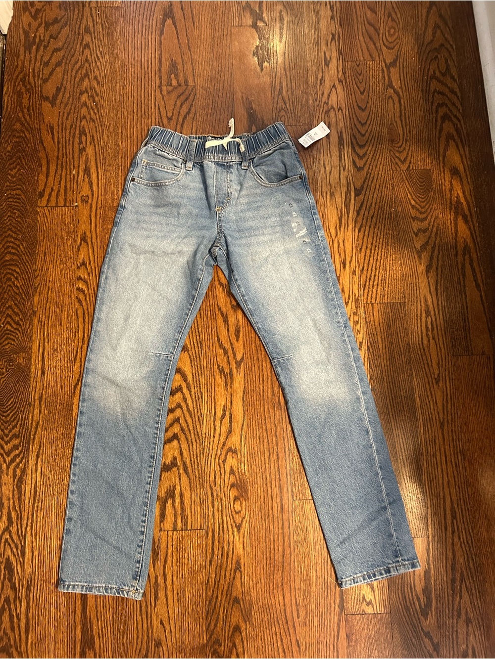 Light Blue Boy’s Jeans with Elastic Waist